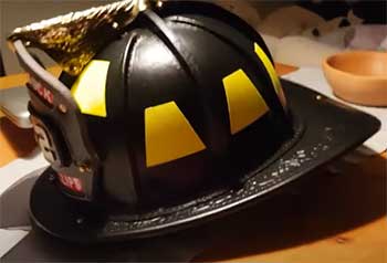 Phenix TL2 Leather Fire Fighting Helmet