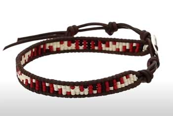 Chan Luu Red Mix-Natural Dark Brown Bracelet