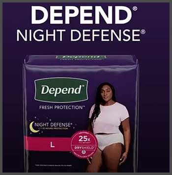 Depend's Night Defense Underwear