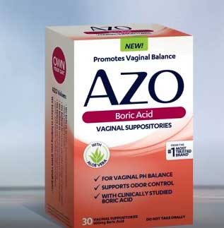 AZO Boric Acid Suppositories