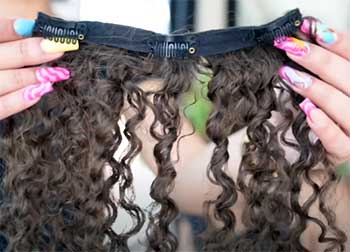 Bebonia Clip In Curly Hair Extension