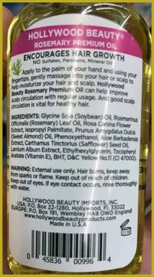 Hollywood Beauty Rosemary Oil