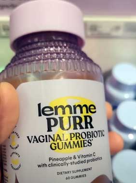 Lemme Purr Vaginal Probiotic Gummies