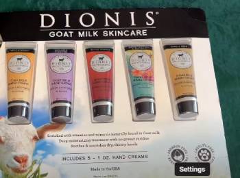 dionis goat milk hand cream