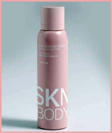 skin body hair identifier spray