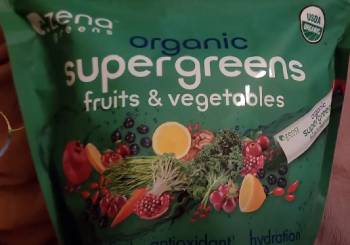 zena organic super greens powder