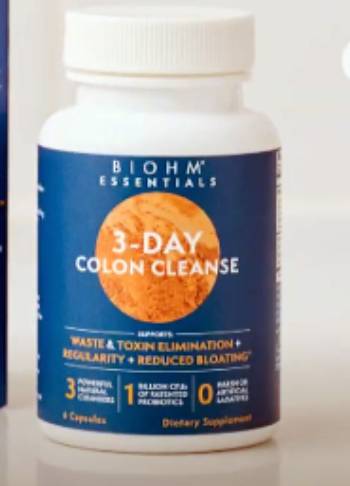 biohm 3 day colon cleanse