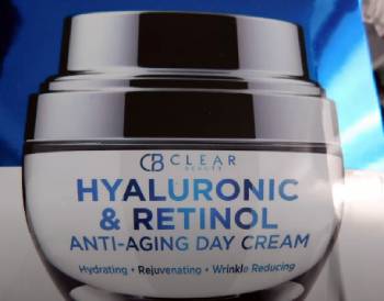 clear beauty hyaluronic and retinol