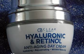 clear beauty hyaluronic and retinol
