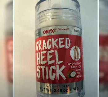 onyx cracked heel stick