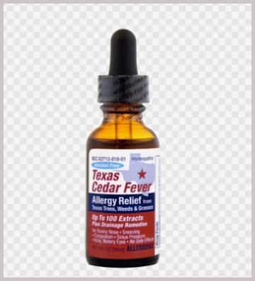 texas cedar fever drops