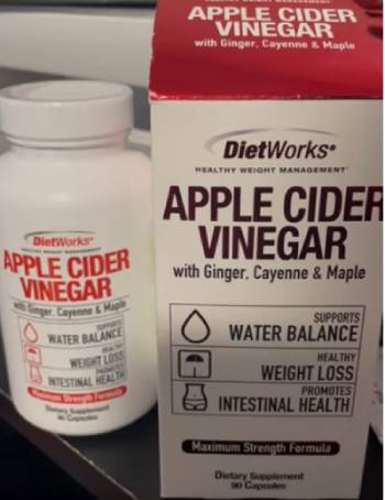 dietworks apple cider vinegar