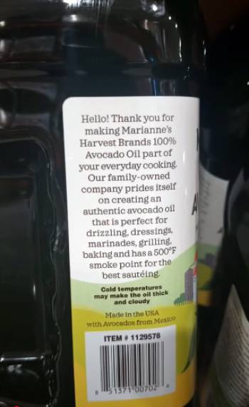 marianne's avocado oil