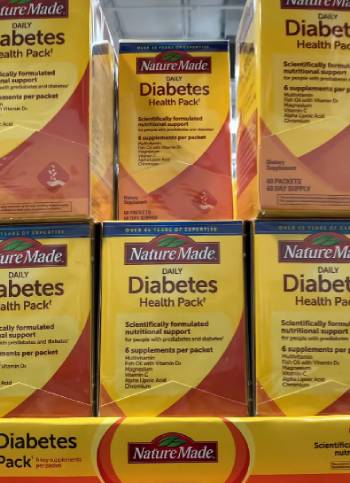 nature made diabetes health pack