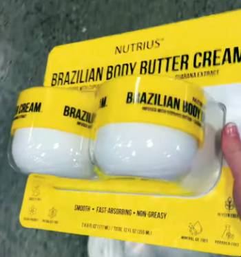 nutrius brazilian body butter