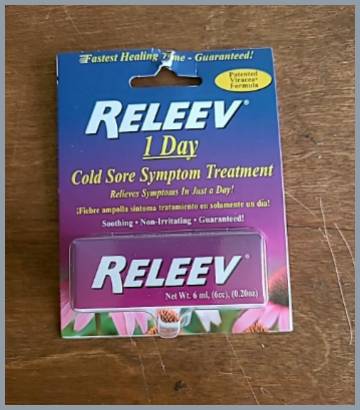 releev cold sore