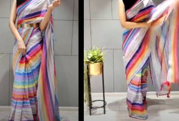 one minute saree