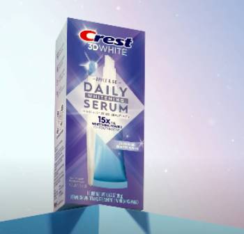 crest daily whitening serum