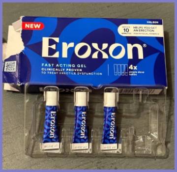 eroxon erectile dysfunction treatment gel