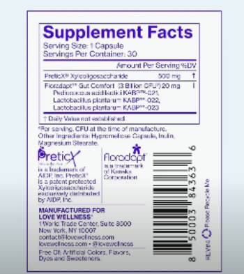 love wellness gut feelings probiotics