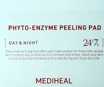 mediheal phyto enzyme peeling pad