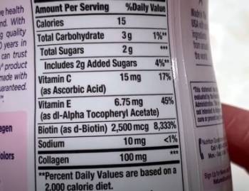 nature's bounty collagen and biotin