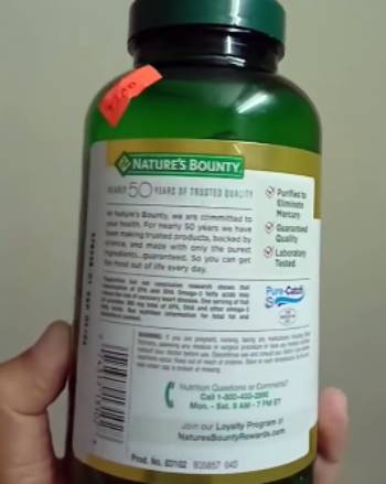 nature's bounty fish oil1