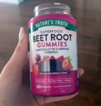 nature's truth beet root gummies