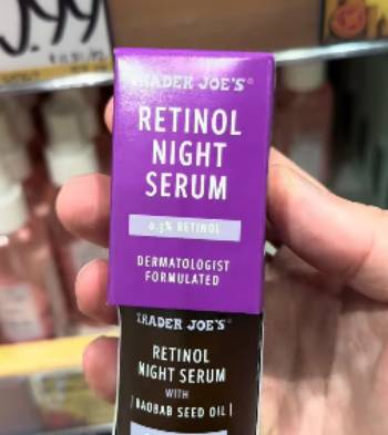 trader joe's retinol night serum
