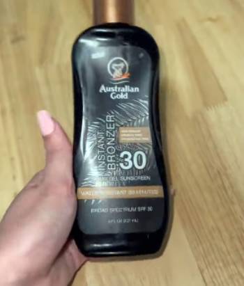 australian gold suntan lotion