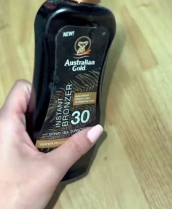australian gold suntan lotion