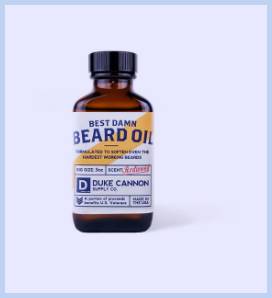 duke cannon beard oil