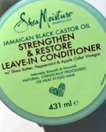 shea moisture leave in conditioner