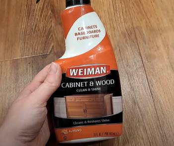 weiman cabinet and wood cleaner and polish