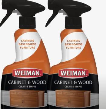 weiman cabinet and wood cleaner and polish