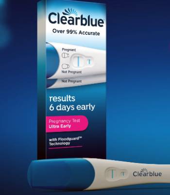 clear blue 6 days early