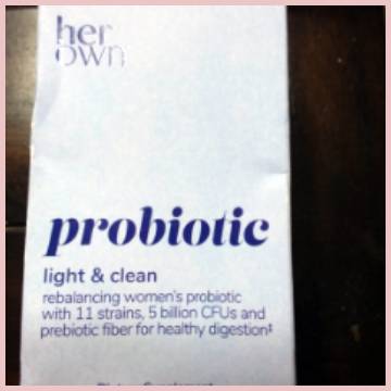 her own probiotic light and clean