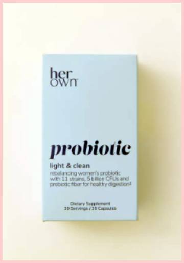 her own probiotic light and clean