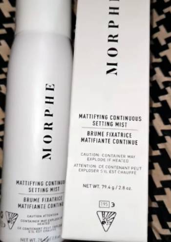morphe mattifying setting spray