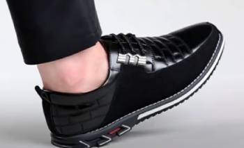 oxford derby orthopedic leather shoes