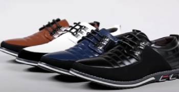 oxford derby orthopedic leather shoes