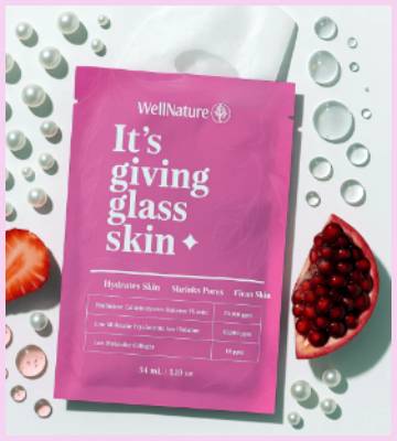 well nature collagen mask