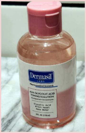 dermasil glycolic acid toning solution