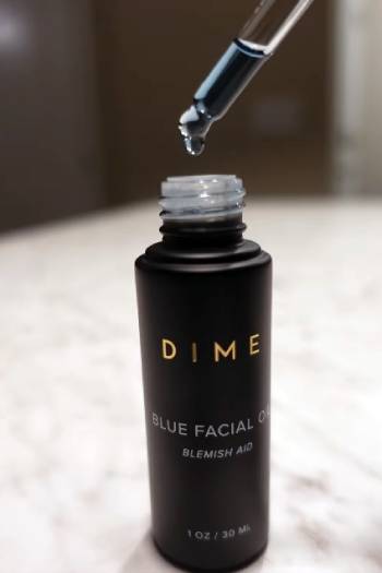 dime blue facial oil