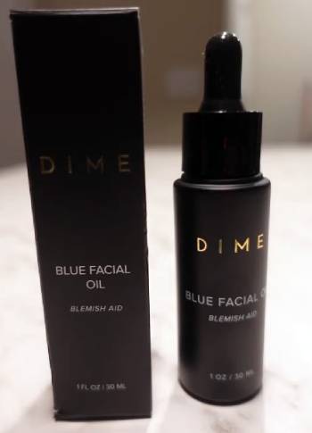 dime blue facial oil