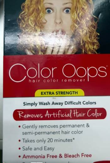 oops hair color remover