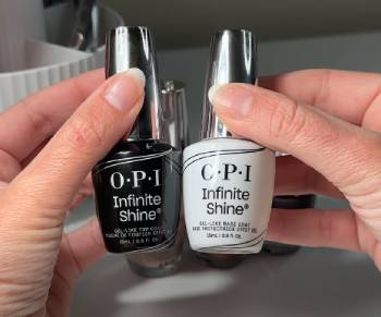 essie gel couture vs opi infinite shine