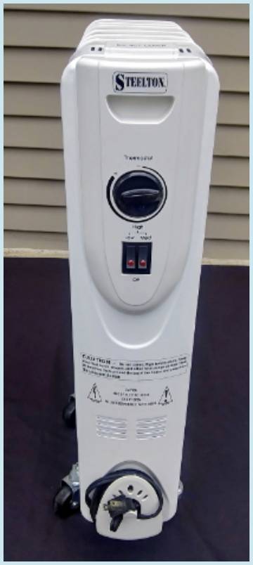 steelton oil filled radiator heater