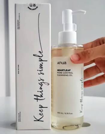 anua heartleaf pore control cleansing oil