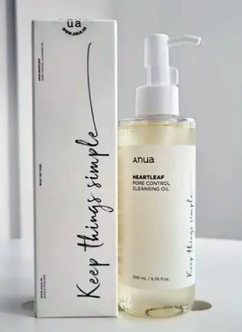 anua heartleaf pore control cleansing oil